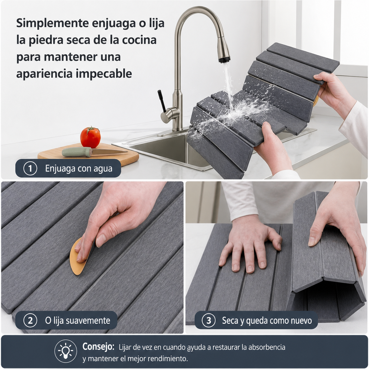 Tapete de Piedra Absorbente