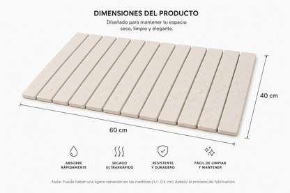 Tapete de Piedra Absorbente