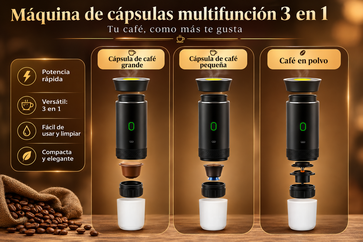 Cafetera Portátil Inteligente